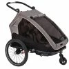 XLC Remorque Enfant Duo S 20" Anthracite Beige -Le Marché du Vélo Soldes Magasin 3092000705 xlc remorque enfant duo s 20 gris beige anthracite 2x