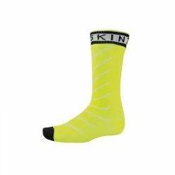 SealSkinz Chaussettes Longues Imperméables Hydrostop Jaune