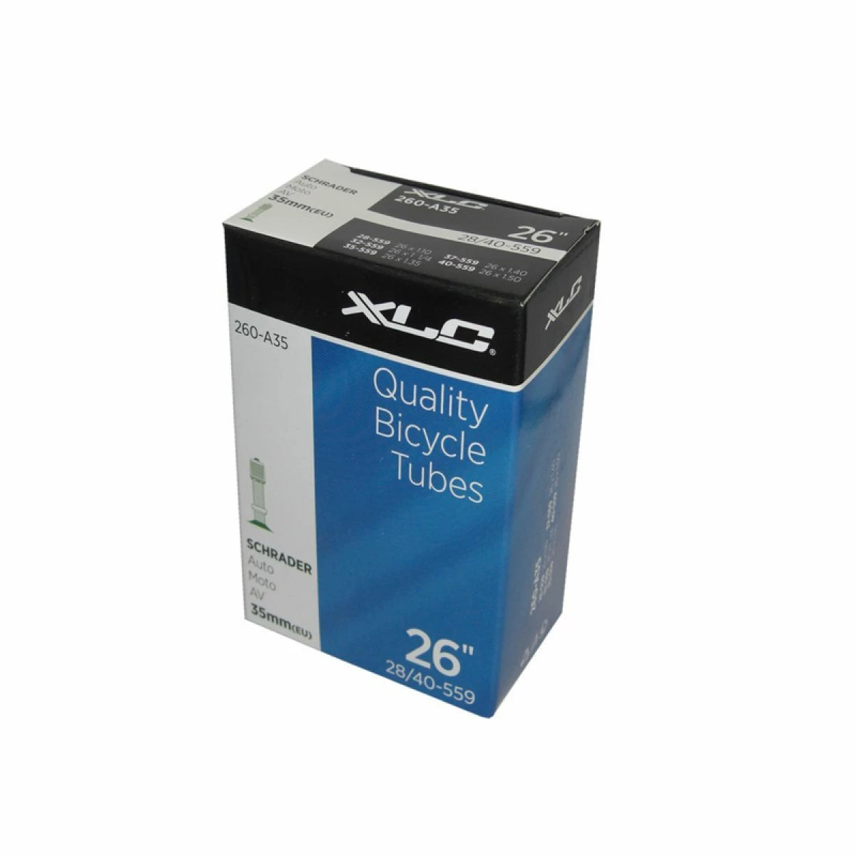 XLC Chambre à Air 26x1.5/2.5 Schrader 3 XLC Chambre à Air 26x1.5/2.5 Schrader