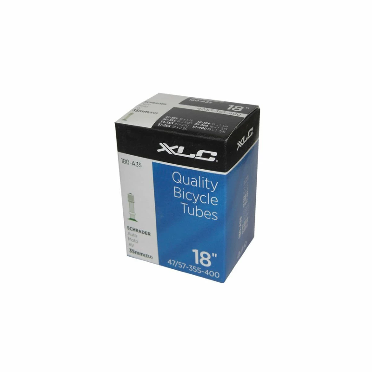 XLC Chambre à Air 18x1.75/2.125 Valve Schrader 3 XLC Chambre à Air 18x1.75/2.125 Valve Schrader