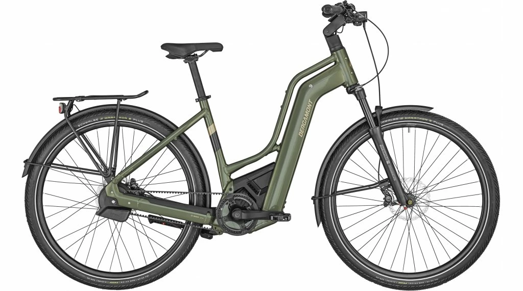 Bergamont E-Horizon Premium Pro Belt Amsterdam Kaki Vert Mod. 2023 3 Bergamont E-Horizon Premium Pro Belt Amsterdam Kaki Vert Mod. 2023