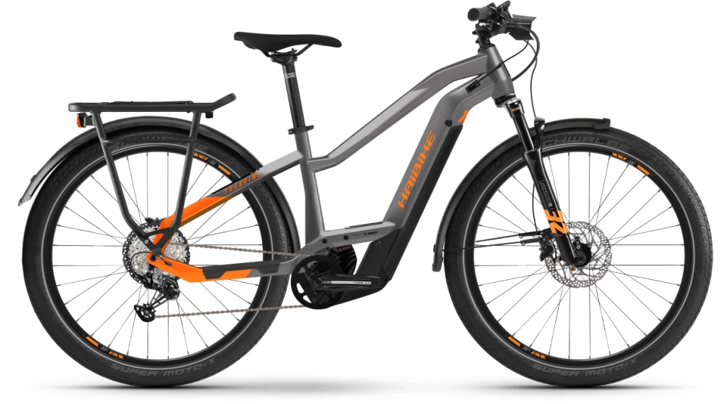 Haibike Trekking 10 Mid Titane/lava Mat Mod. 2023 3 Haibike Trekking 10 Mid Titane/lava Mat Mod. 2023