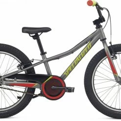 Specialized Riprock Coaster 20" VTT Vélo Enfants Gr. Unique Gloss Sterling Grayl/nordic Rouge/hyper Vert Mod. 2021