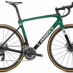 Specialized S-Works Roubaix Sram Red ETap AXS 28" Vélo De Course Vélo Gr. 49cm Gloss Vert Tint/spectraflair/satin Flake Argent Mod. 2021
