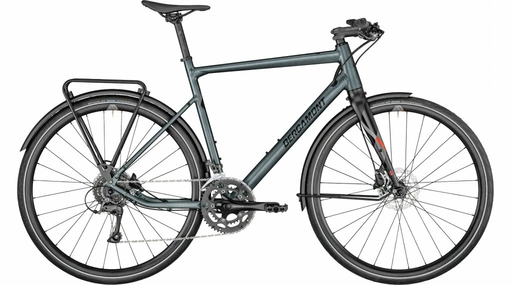 Bergamont Sweep 4 EQ 28" Urban Vélo Flaky Argent Bleu Mod. 2022 3 Bergamont Sweep 4 EQ 28" Urban Vélo Flaky Argent Bleu Mod. 2022