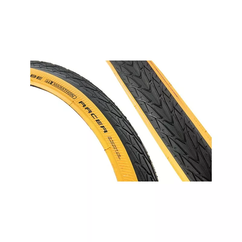 Pneu 35-349 Schwalbe Marathon Racer - Tanwall, Pliable 3 Pneu 35-349 Schwalbe Marathon Racer - Tanwall, Pliable